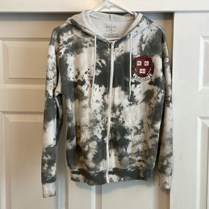 Zoe + Liv Harvard Athletics Full Zip Up Hoodie Sweatshirt